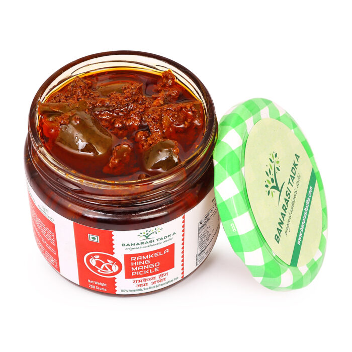 IMG_3253 Banarasi Tadka Ramkela Hing Mango Pickle | 100% Homemade | Sun Dried | Ghar Ka Aam Achar