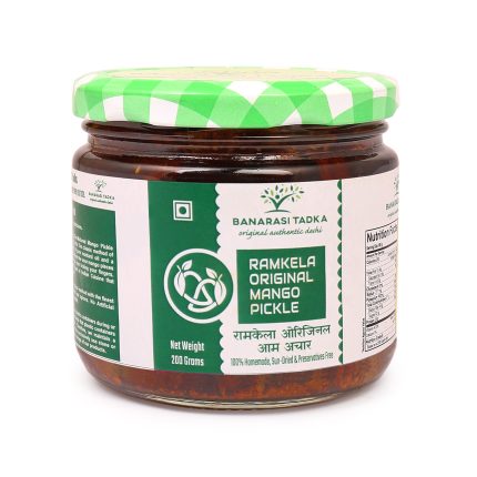 Ramkela Original Mango Pickle (Banarasi Style) – Khatta Meetha Achar
