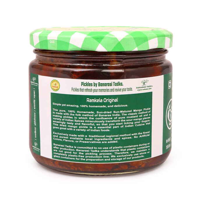 IMG_3263 Banarasi Tadka Ramkela Original Mango Pickle | 100% Homemade | Sun Dried | Ghar Ka Aam Achar