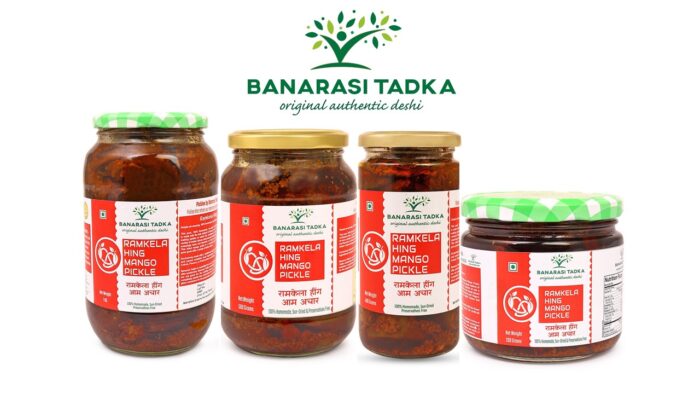 Ramkela Banarasi Tadka Ramkela Hing Mango Pickle | 100% Homemade | Sun Dried | Ghar Ka Aam Achar
